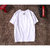 男子短袖t恤夏季半袖新款潮流宽松圆领上衣个性男装体恤衣服(白色 L)第2张高清大图