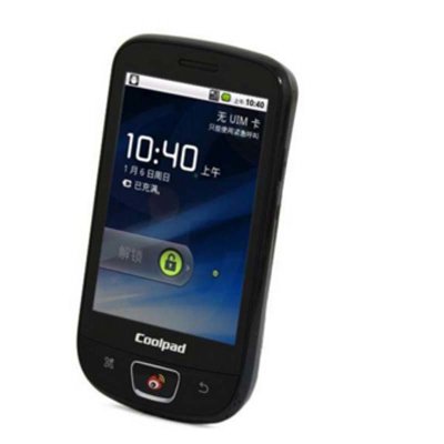Coolpad/酷派 5820 安卓智能 电信3G WIFI 热点 蓝牙 支持4G卡 3.5屏(黑色)