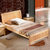 家具实木床 单人床实木单人床1.2米1.35米1.5米1.8米成人木板床简约老式橡木硬板床(1800*2000*460mm 原木色)第4张高清大图