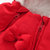 婴儿连体衣秋冬外出加厚夹棉保暖哈衣新生儿满月衣服宝宝棉服 D827(85 红色)第4张高清大图