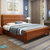 吉木多 橡胶木实木床新中式1.8米1.5米双人床经济型主卧婚床 颜色拍下备注(1.8*2米（基础款） 单床)第4张高清大图