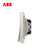 ABB开关插座面板轩致白色二三极五孔AF205插座面板套餐合集(二位单控)第4张高清大图