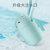 开优米（kiuimi）宝宝洗头杯儿童花洒洗发杯婴儿洗澡水勺舀水瓢子塑料导水器(蓝色)第3张高清大图