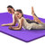 NBR瑜伽垫双人健身垫2000*1300加宽初学者加长防滑健身瑜珈垫子(红色)第2张高清大图