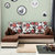 紫茉莉新款简约现代布艺沙发脚踏组合 中小户型客厅可拆洗布艺沙发(卡其+咖啡)第2张高清大图