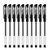 黑色签字笔学生办公水性中性笔0.5mm针管子弹头水笔(默认)第4张高清大图