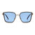 明星新款女士太阳镜墨镜 时尚猫眼网红墨镜防紫外线护目镜(金框上粉下灰片 明星太阳镜)第4张高清大图