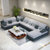 伊美芳妮（Emayfongn）家具可拆洗贵妃布艺沙发组合客厅现代简约整装小户型沙发(颜色备注 2.1米三人位+脚踏)第2张高清大图