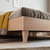A家 北欧床彩色北欧1.5米1.8米现代简约双人床现代卧室家具BC002(A款1.8米框架床 床+床垫+床头柜*1)第5张高清大图