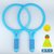 翱康儿童羽毛球拍幼儿园运动网球拍套装男女孩亲子互动玩具体育礼物(梦幻蓝【2拍+2球】-背包装)第2张高清大图