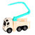 酷米儿童玩具男孩消防车玩具挖掘机推土车回力惯性小汽车仿真模型套装宝宝婴儿玩具1-6岁 工程作业车【6只套装】(混合色 版本)第5张高清大图