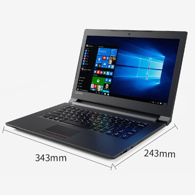 联想（Lenovo）扬天V110-14英寸商务笔记本电脑 2G独显 win10(I5-7200U/4G内存/1TB)