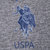 U.S.POLO.ASSN男士短袖时尚V领印花T恤 T342020(浅灰色 XXL)第3张高清大图
