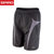 spiro运动短裤男女跑步速干夏季透气型健身五分裤男女款S184X(黑色/灰色 S)第4张高清大图