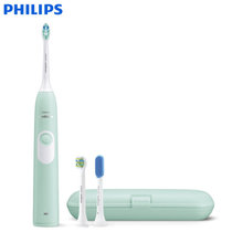 飞利浦（PHILIPS）电动牙刷 成人声波震动牙刷 青春系列带齿间护理刷头舌刷HX6730升级版(HX6213)
