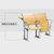 华杭 阶梯教室桌椅课桌椅阶梯椅 HH-ZY820(黄色 金属)第3张高清大图