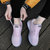 安踏女鞋 跑步鞋女运动鞋2018春季新款粉色舒适透气运动休闲鞋92815525(-3/珍珠粉/黑/安踏白 37.5)第4张高清大图