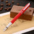 毕加索（PIMIO）916马拉加铱金笔8色可选土豪金钢笔1.0MM美工笔商务墨水笔礼盒(粉色钢笔)第5张高清大图