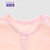 贝儿欣婴儿夏季短袖连体衣男女宝宝薄款哈衣爬服(73 粉红)第2张高清大图