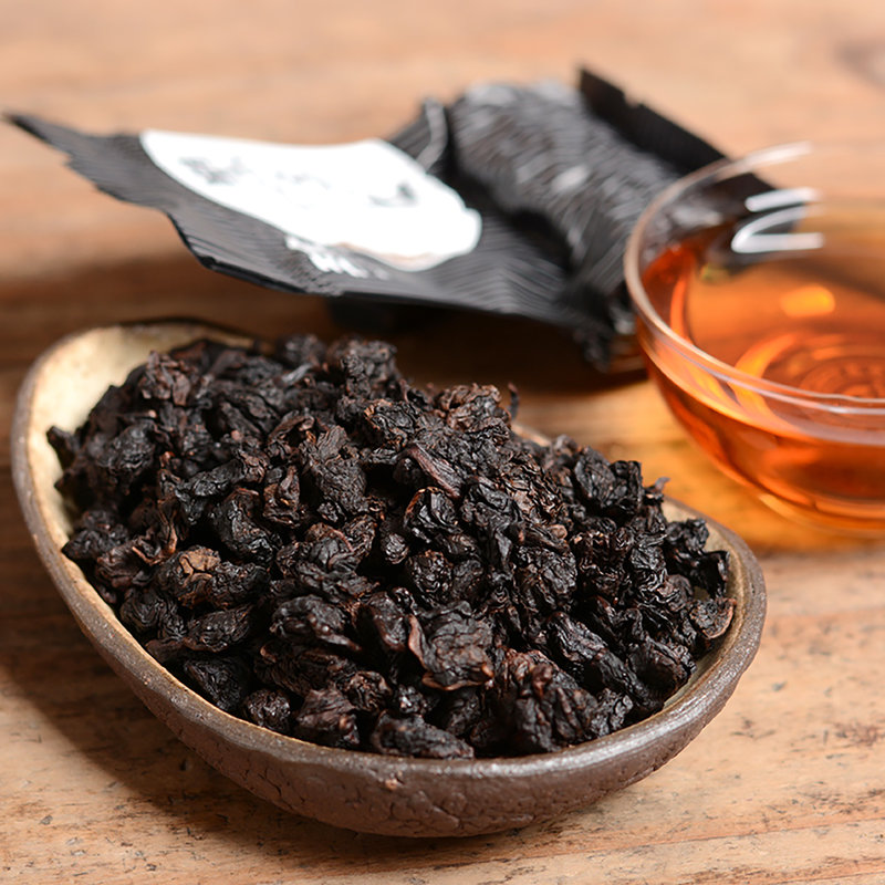 五虎木炭技法油切黑乌龙茶特级乌龙茶茶叶浓香型250g