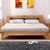 TIMI 天米 北欧实木床 双人床 婚床 日式白橡木床 北欧简约卧室家具 日式简约床(原木色 1.5米床)第2张高清大图