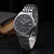 天梭(TISSOT)手表力洛克系列 T006新款80小时全自动机械时尚潮流精钢表带男士腕表T006.407.11.53(银壳黑面银钢带罗马面)第3张高清大图
