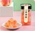 葡萄白桃水果味果汁软糖儿童罐装北海道礼盒装糖果高颜值网红零食(北海道软糖【桔子味】)第4张高清大图