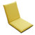 日式懒人沙发小型宿舍躺椅可折叠地上椅子榻榻米无腿椅单人靠背椅(升级款柠檬黄120X50X11cm（带摇杆）)第2张高清大图