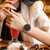 IIKTWOK简约时尚男士手表 超薄防水情侣对表女表 学生手表钢带女士手表(玫壳黑面玫钢带-女款 钢带)第4张高清大图