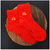 【限量1000件】【2双装】情侣袜本命年红色袜子 男女棉婚庆喜袜 本命年踩小人情侣袜(红色 均码 【男女各一双】)第3张高清大图