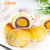 三味奇红豆沙 紫芋海鸭蛋蛋黄酥小吃零食糕点55g*6(豆沙味 1盒（2粒）)第2张高清大图