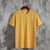 吉普战车JEEP2021年夏款基本款纯色净版圆领短袖T恤打底衫 KA G-777(M-4XL)(黄色 XXXL)第2张高清大图