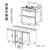 海尔消毒柜 家用小型 嵌入式消毒碗柜 厨房消毒柜 大容量双物理消毒第2张高清大图