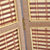 【京好】折叠屏风 现代简约环保实木隔断玄关 创意酒店办公室家居G157（4片起售）(乳白色一片 每片高180宽50)第3张高清大图