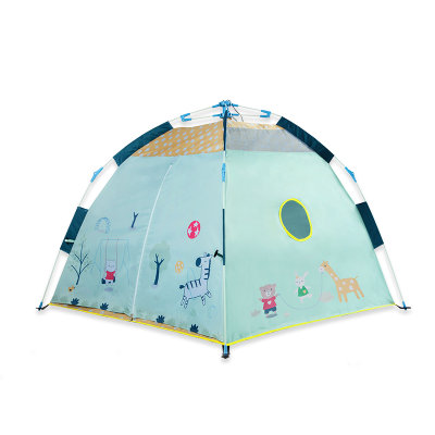 儿童帐篷室内外玩具游戏屋宝宝城堡防水便携自动折叠沙滩公园帐篷TP2348(浅灰色)