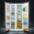 【Midea】美的冰箱 对开门冰箱无霜风冷 550升双门大容量 智能操控 变频节能静音BCD-550WKGPZM凯撒金(凯撒金 540升)第3张高清大图