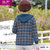 中老年妈妈秋装洋气格子外套2021新款中年女春秋薄款开衫连帽上衣(紫色 XL)第3张高清大图