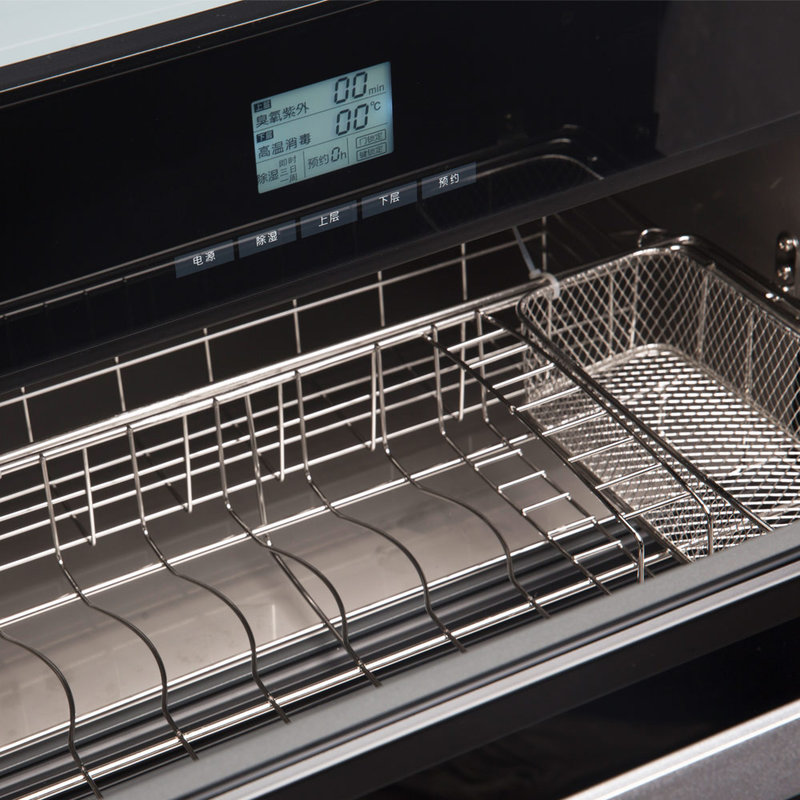 林内(rinnai) 901fg 消毒柜 臭氧 高温分层消毒 智能控制 黑色