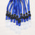 齐心(COMIX) TS101 挂绳 工作牌 证件胸卡 工牌学生带卡套吊绳 蓝 10个/装第3张高清大图