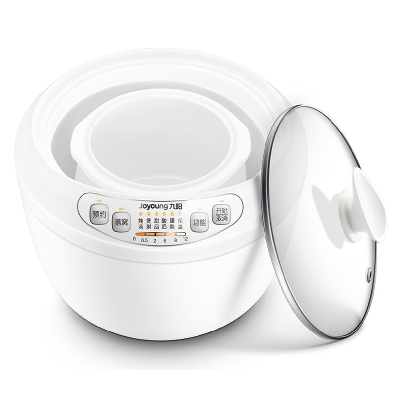 九阳joyoung电炖锅白瓷燕窝隔水炖盅全自动陶瓷家用电炖盅d10g1