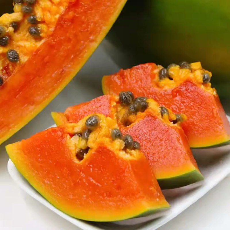 树熟红心木瓜海南红心小木瓜5斤9斤到手就可享用产地直发新鲜水果5斤