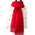 新款女士保暖纯色仿羊绒围巾 欧美流苏加长加厚围巾披肩(大红色)第2张高清大图