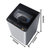松下（Panasonic） XQB80-X8235 8公斤全自动波轮洗衣机变频离心力洗大容量家用静音(8公斤)第3张高清大图