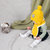 牛奶朋友冬季宝宝时尚护耳男女儿童毛线帽纯色绒布帽子围巾2件套(黄色（单帽+围巾） 均码（42-50cm）)第3张高清大图