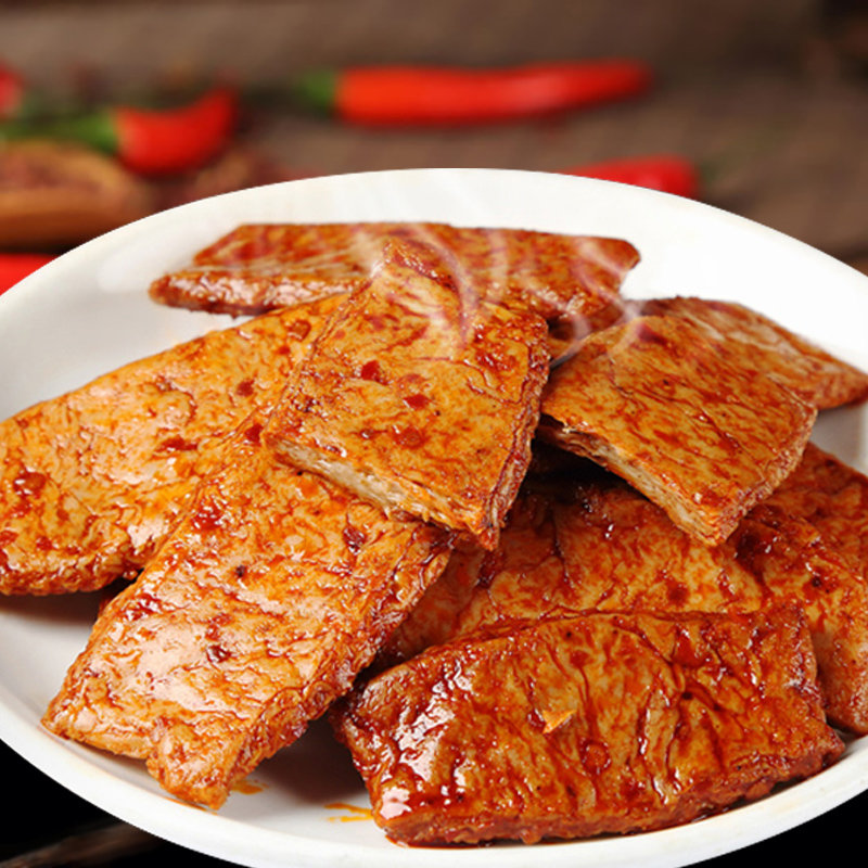 南北特厚切素牛扒28g20包素肉素牛排休闲零食