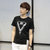 夏季衣服男士短袖T恤韩版修身体恤潮男款半袖简约(浅灰色 M)第4张高清大图