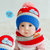 韩国婴儿帽子秋冬6-12个月男女宝宝帽儿童毛线帽围巾保暖套1-2岁(粉色)第3张高清大图