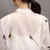 OopsCiah 春夏女装优雅知性水墨印花连衣裙 90105(白色 S)第5张高清大图