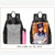 APPLES苹果新款韩版百搭真皮双肩包女大容量软皮防盗旅行包(棕色)第9张高清大图