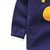 贝壳元素宝宝长袖T恤 冬装新款男童童装儿童加绒加厚打底衫tx9112(130 藏青色)第4张高清大图